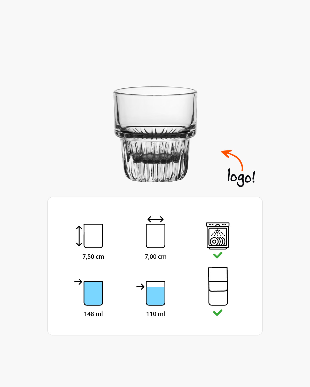 Lucas tumbler 148 ml Bedrukt of Lasergravure  of Gravurelook  sfeerfoto 1