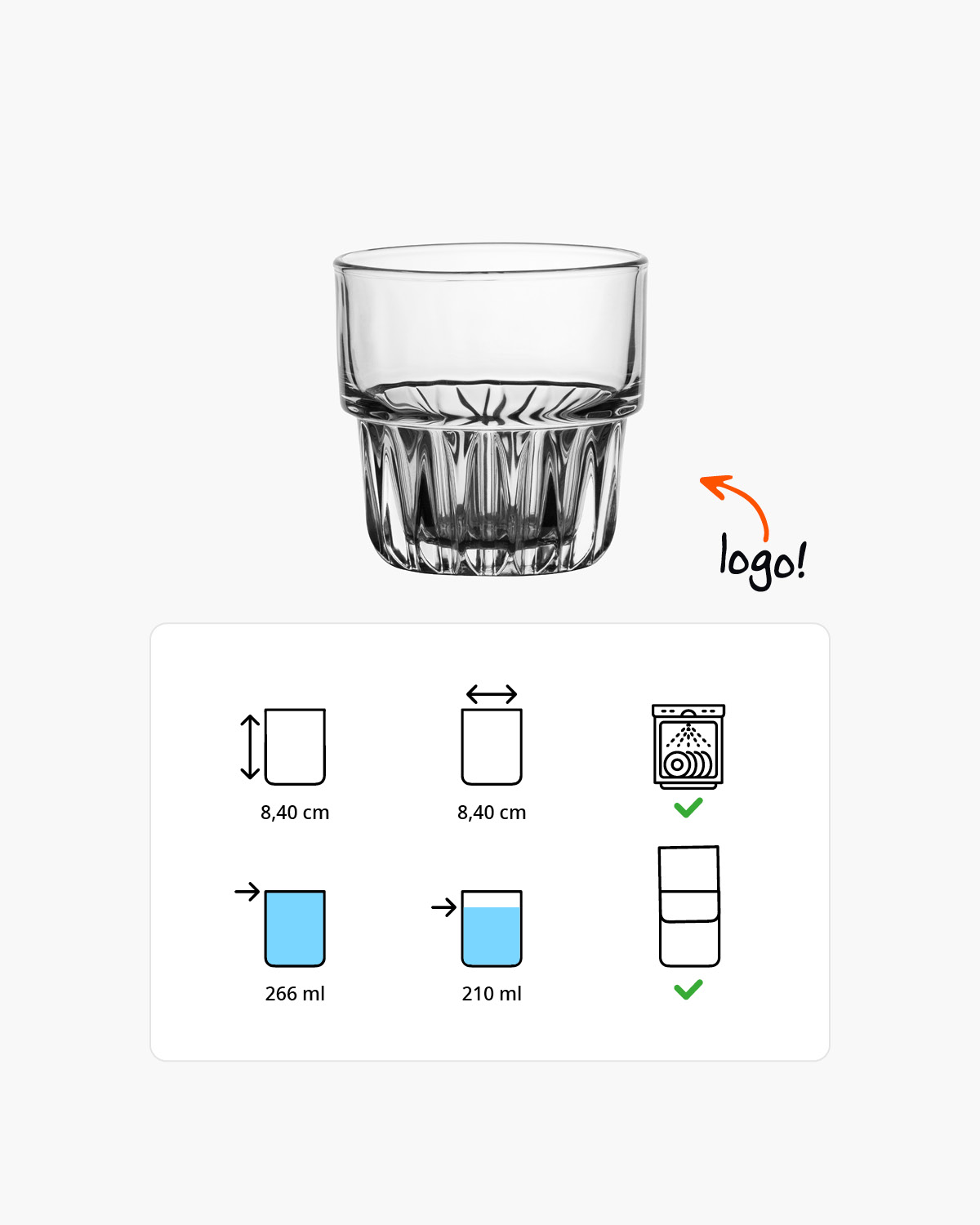Lucas tumbler 266 ml Bedrukt of Lasergravure  of Gravurelook  sfeerfoto 1