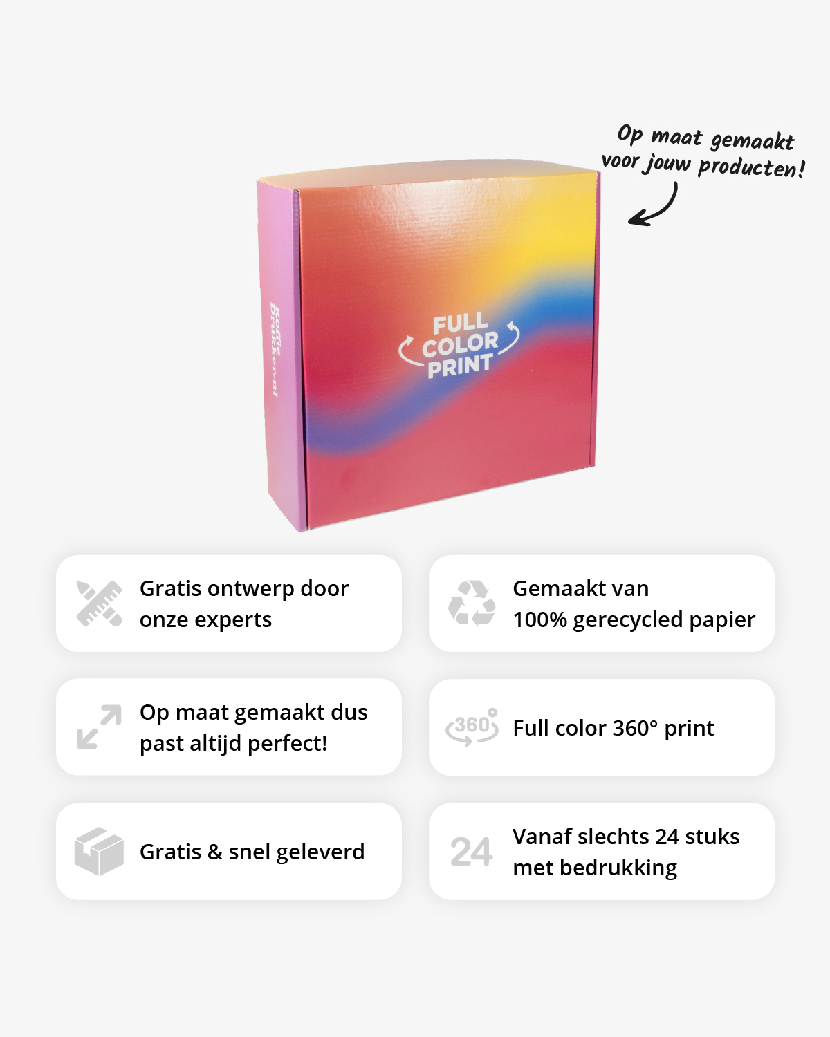 Luxe geschenkdoos voor meerdere artikelen Bedrukt (full color) sfeerfoto 1