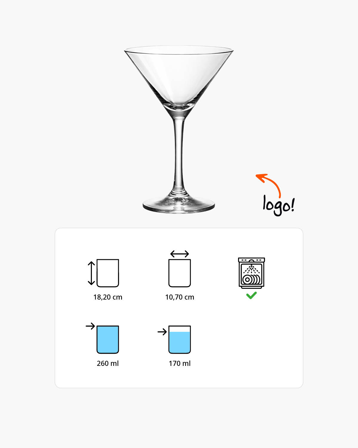 Madras cocktailglas 260 ml Bedrukt of Lasergravure  of Gravurelook  sfeerfoto 1