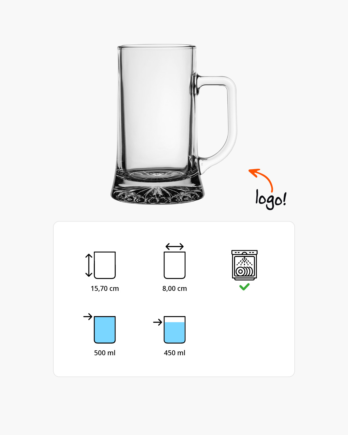 Maxim bierpul 500 ml Bedrukt of Lasergravure  of Gravurelook  sfeerfoto 1