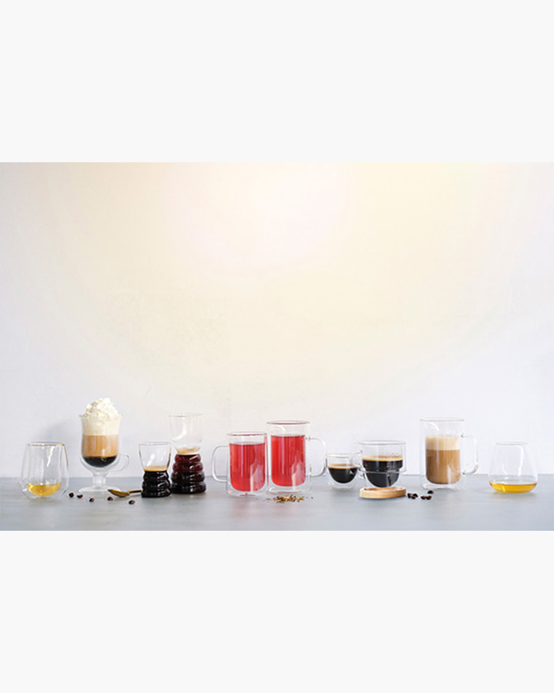 Gio dubbelwandig glas 180 ml Gravure (zandstralen)  of Bedrukt (1 kleur)  sfeerfoto 2