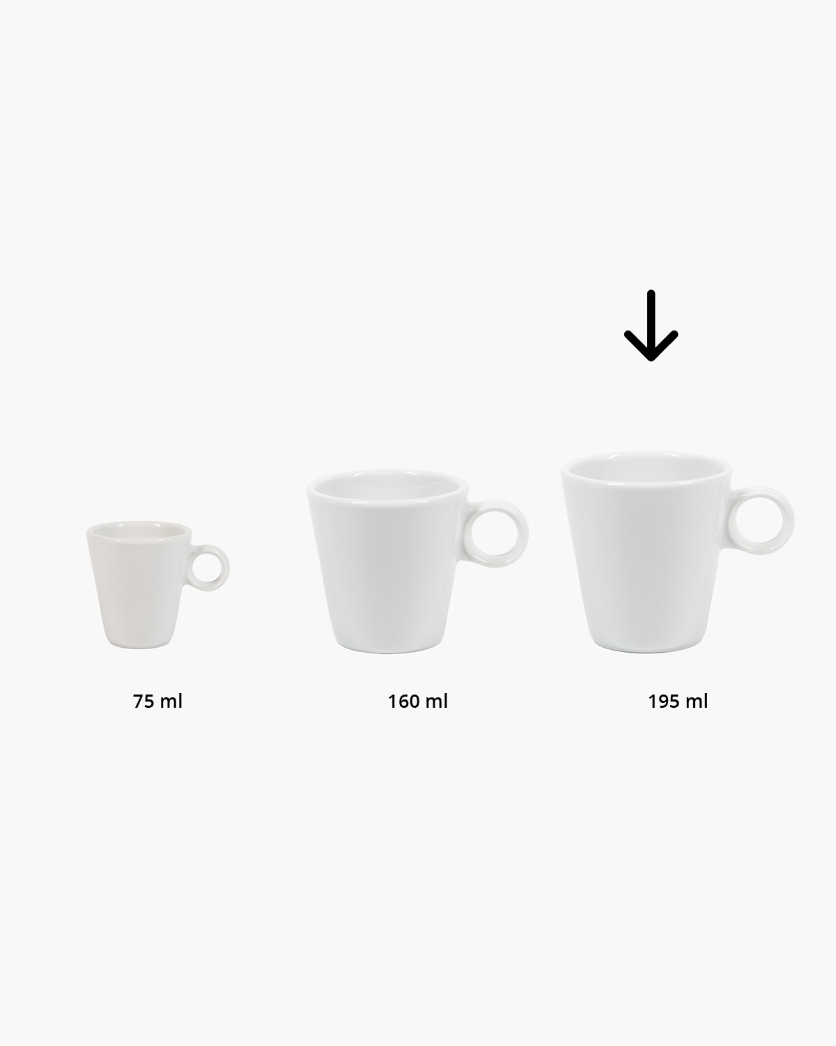 Milaan kopje 195 ml Bedrukt sfeerfoto 3