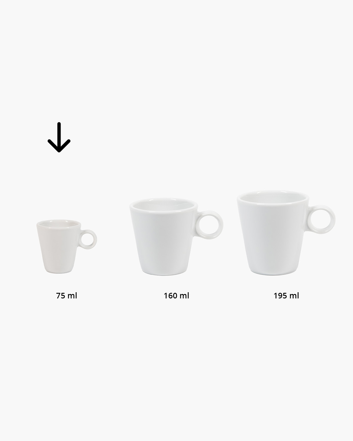 Milaan kopje 75 ml Bedrukt sfeerfoto 2