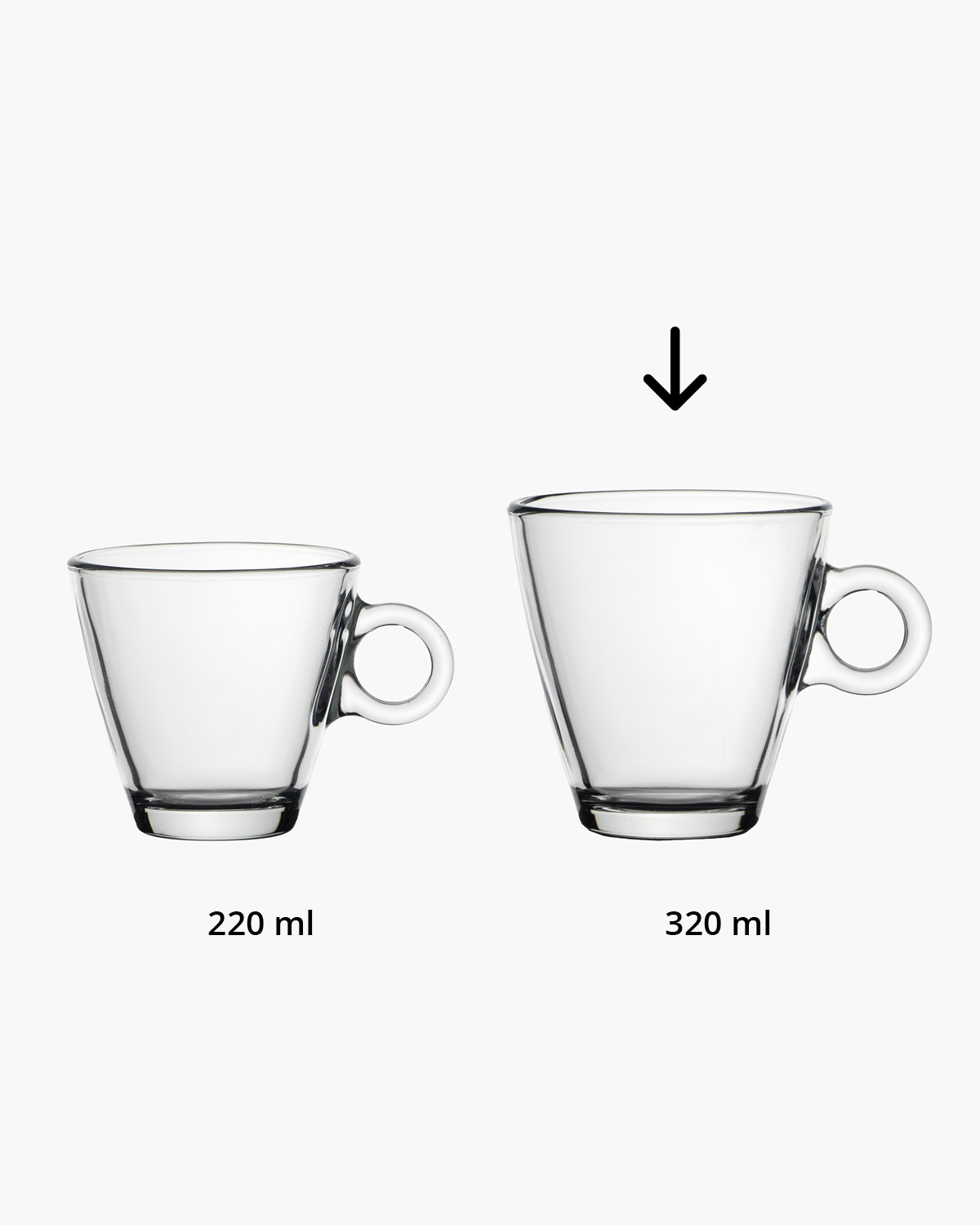 Montana theeglas 320 ml Lasergravure  of Bedrukt (1 kleur)  sfeerfoto 2