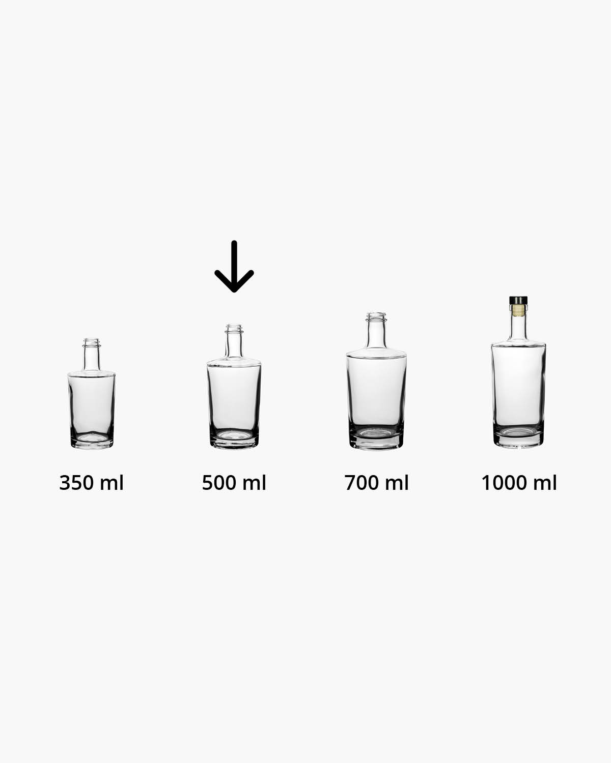 Neo fles 0,5 l Bedrukt of Lasergravure  of Gravurelook  sfeerfoto 1