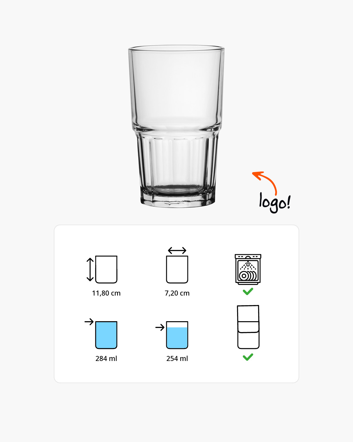 Nexa longdrink 284 ml Bedrukt of Lasergravure  of Gravurelook  sfeerfoto 1
