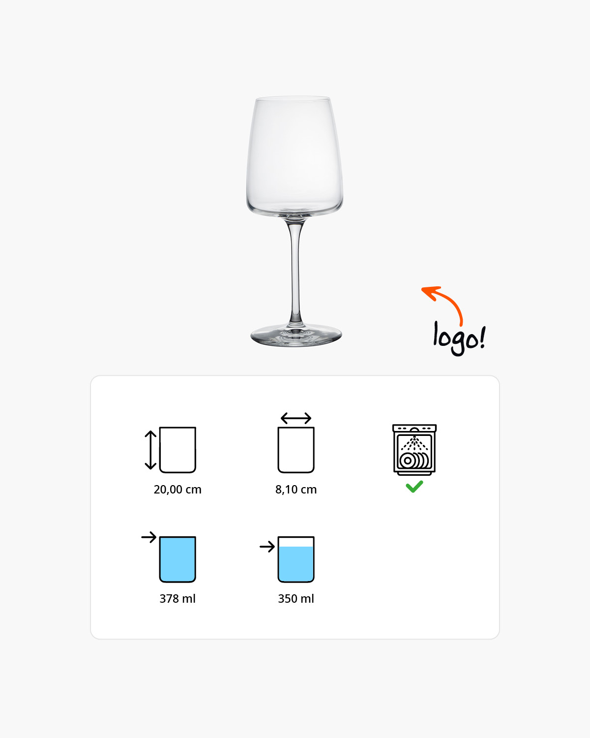 Nexio wijnglas 378 ml Bedrukt of Lasergravure  of Gravurelook  sfeerfoto 1