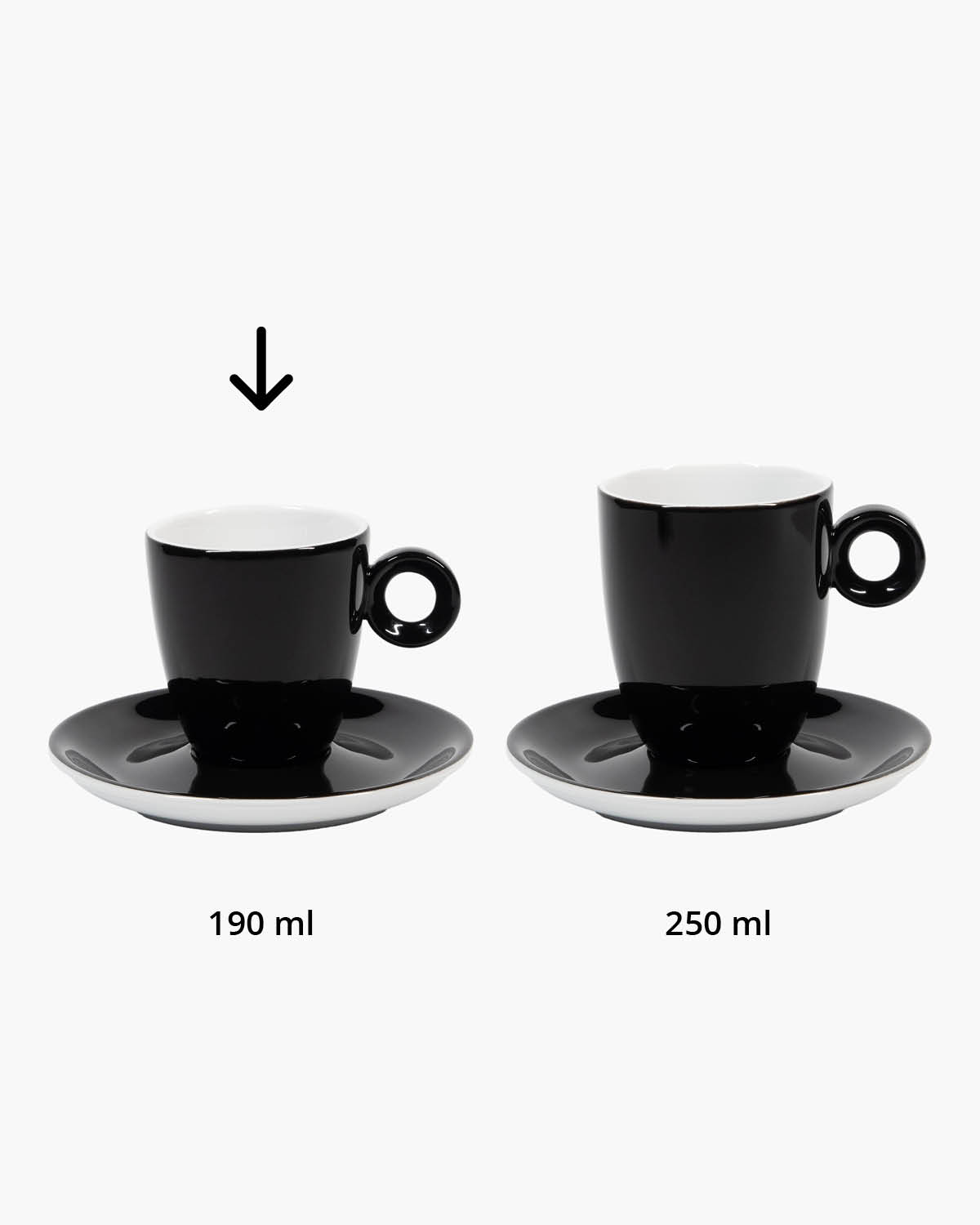 Nordic High kop en schotel 190 ml Bedrukt sfeerfoto 3