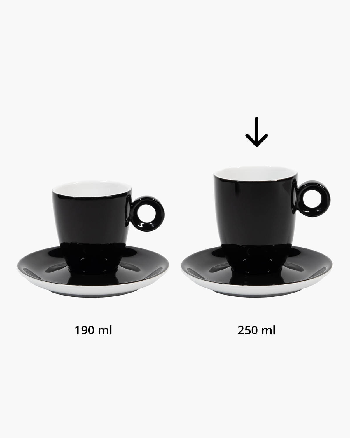 Nordic High kop en schotel 250 ml Bedrukt sfeerfoto 3