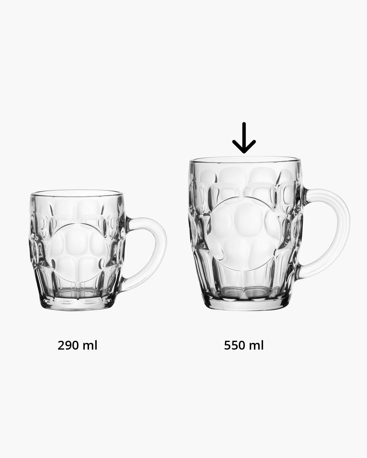 Oktoberfest bierpul 550 ml Bedrukt of Lasergravure  of Gravurelook  sfeerfoto 2