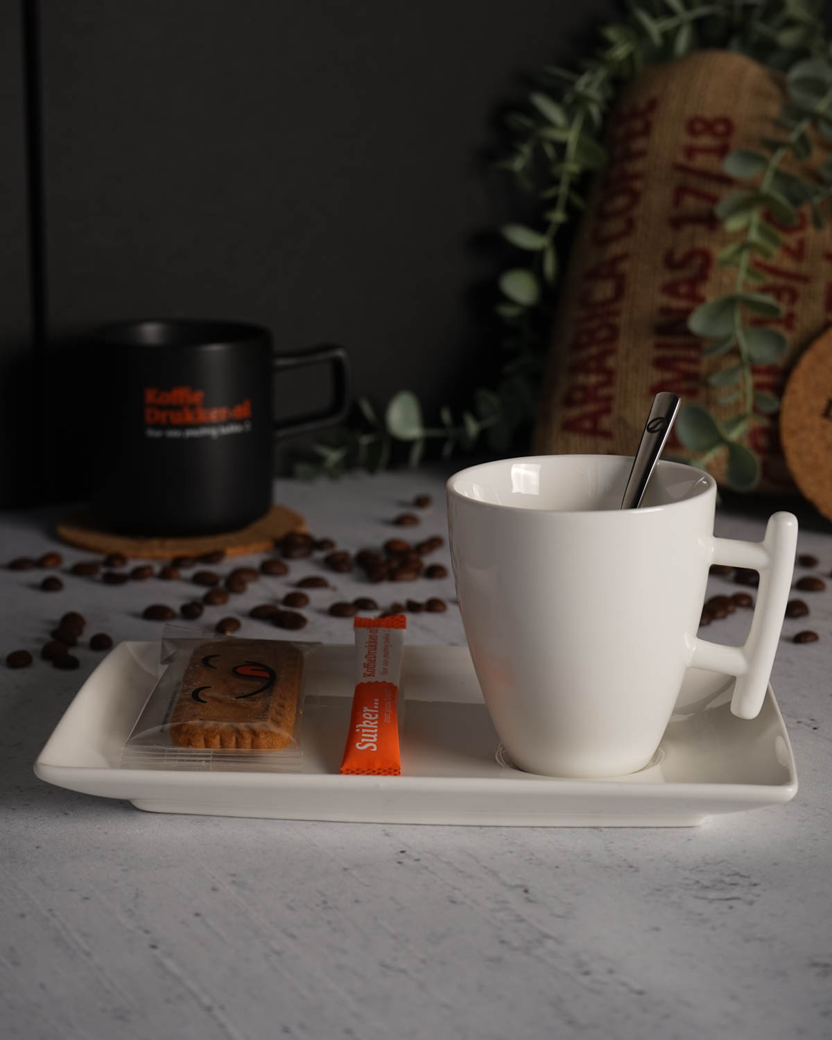 Warschau kop en schotel elegant 170 ml Bedrukt sfeerfoto 3