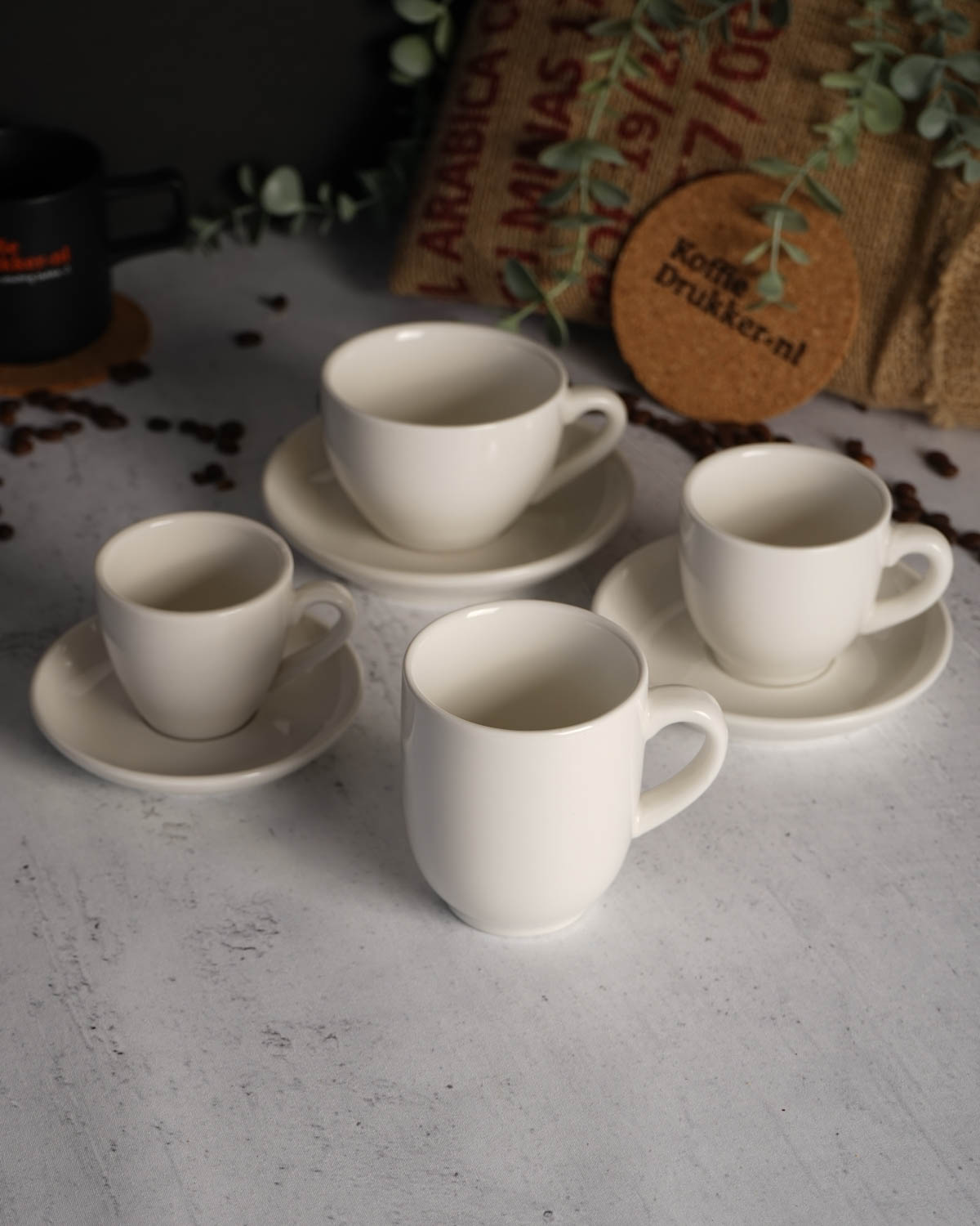 Palmer Robusta kop en schotel 210 ml Bedrukt sfeerfoto 7