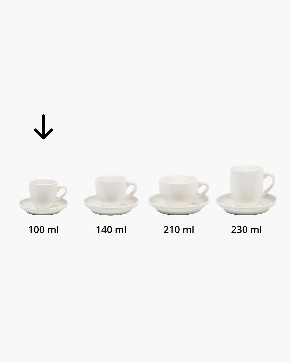 Palmer Robusta kop en schotel 100 ml Bedrukt sfeerfoto 2