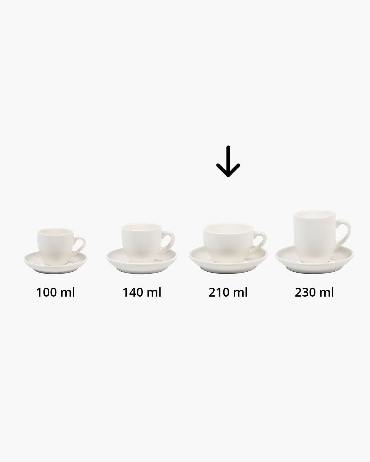 Palmer Robusta kop en schotel 210 ml Bedrukt sfeerfoto 3