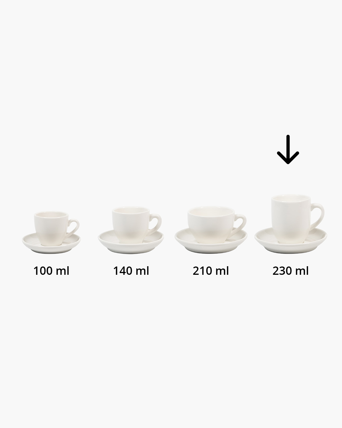 Palmer Robusta kop en schotel 230 ml Bedrukt sfeerfoto 2