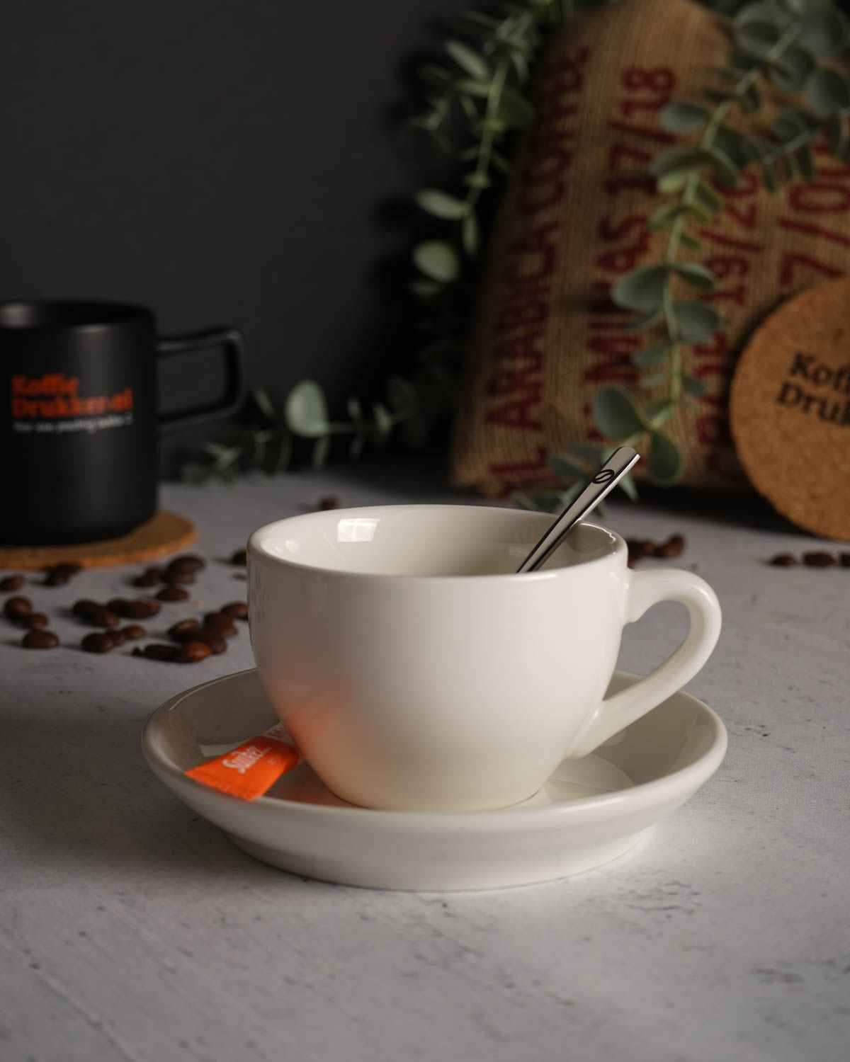 Palmer Robusta kop en schotel 210 ml Bedrukt sfeerfoto 2