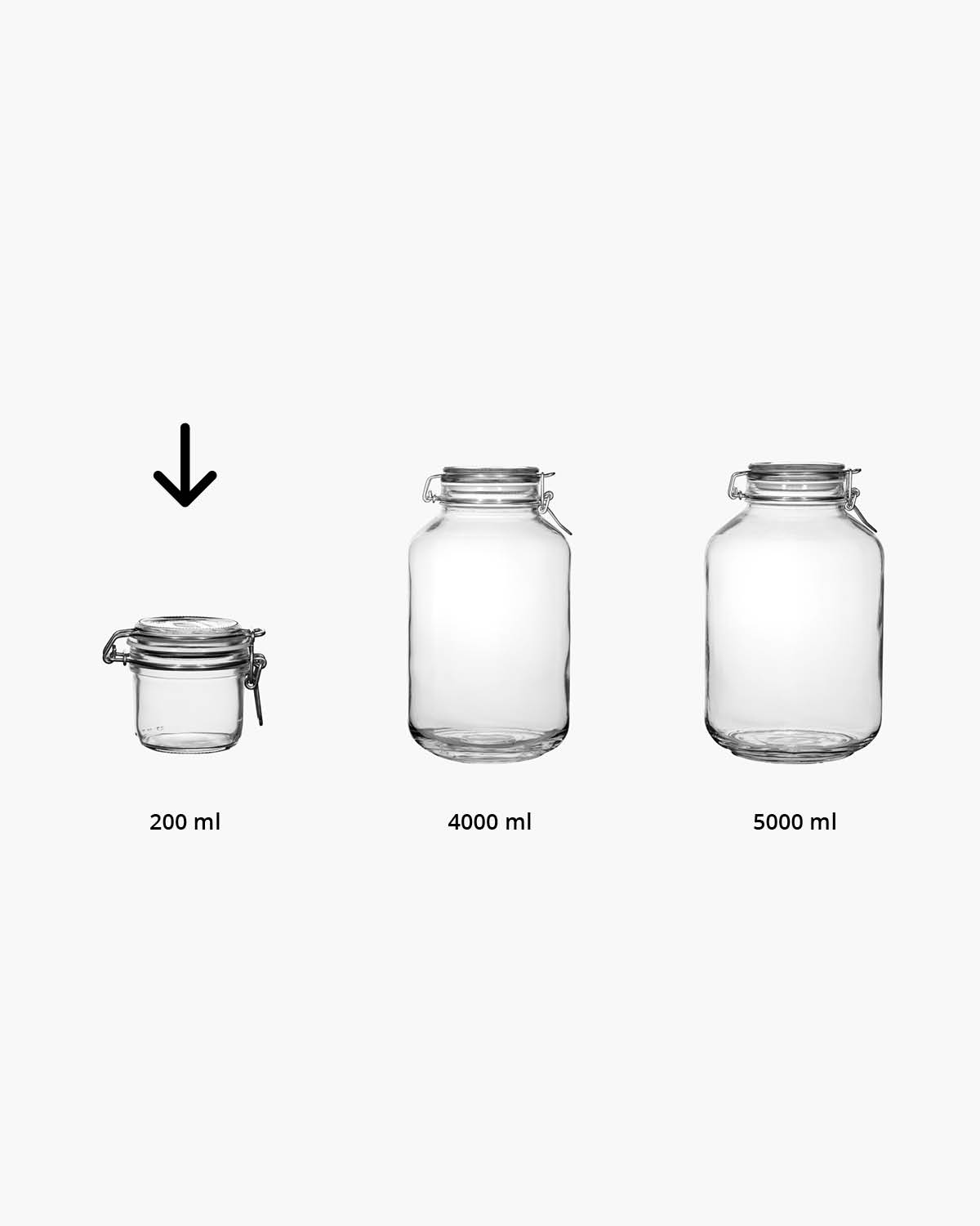Paula weckpot rond 0,2 l Bedrukt of Gravurelook  sfeerfoto 1