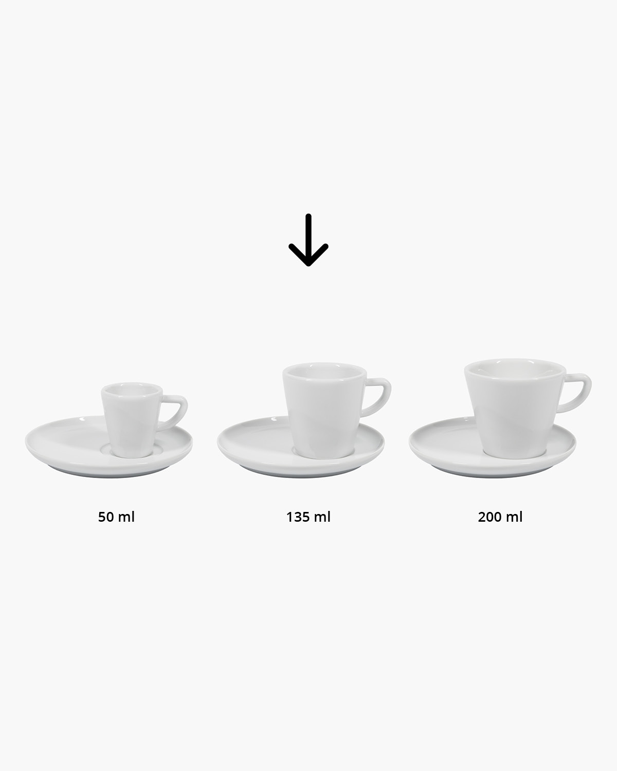 Porto kop en schotel 135 ml Bedrukt sfeerfoto 2