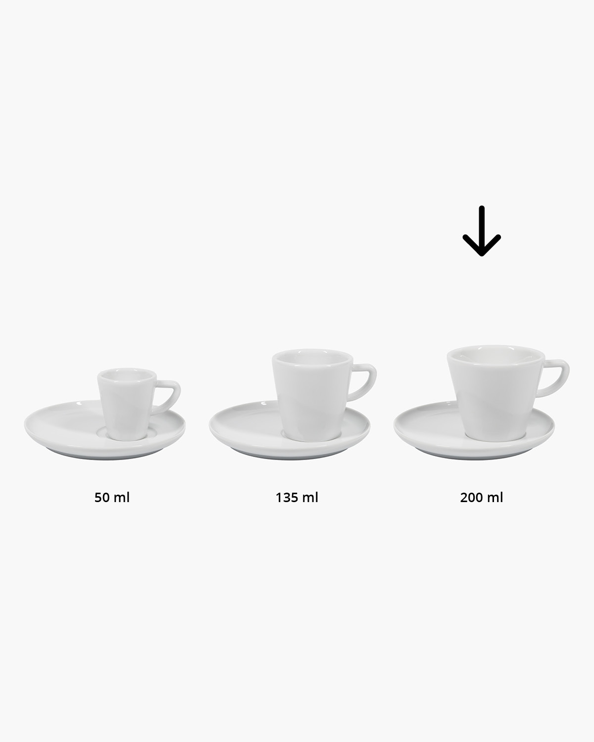 Porto kop en schotel 200 ml Bedrukt sfeerfoto 2