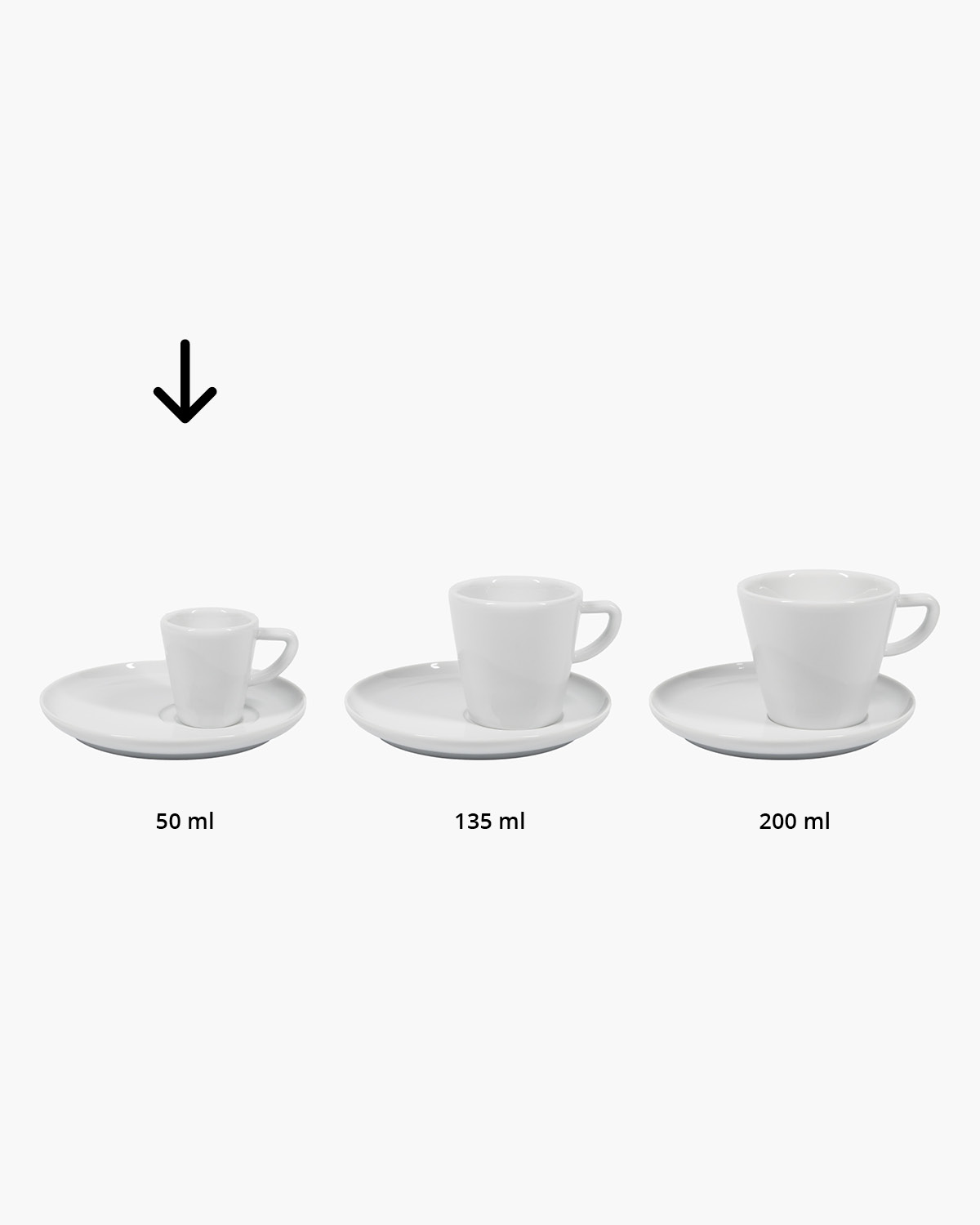 Porto kop en schotel 50 ml Bedrukt sfeerfoto 2