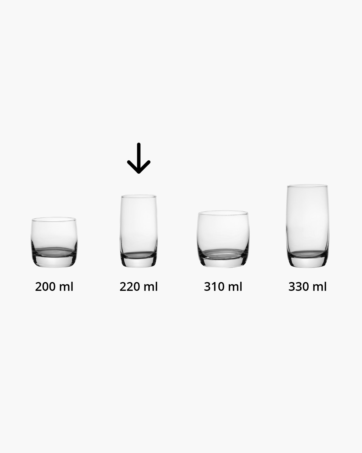 Quartz longdrinkglas 220 ml Bedrukt of Lasergravure  of Gravurelook  sfeerfoto 2