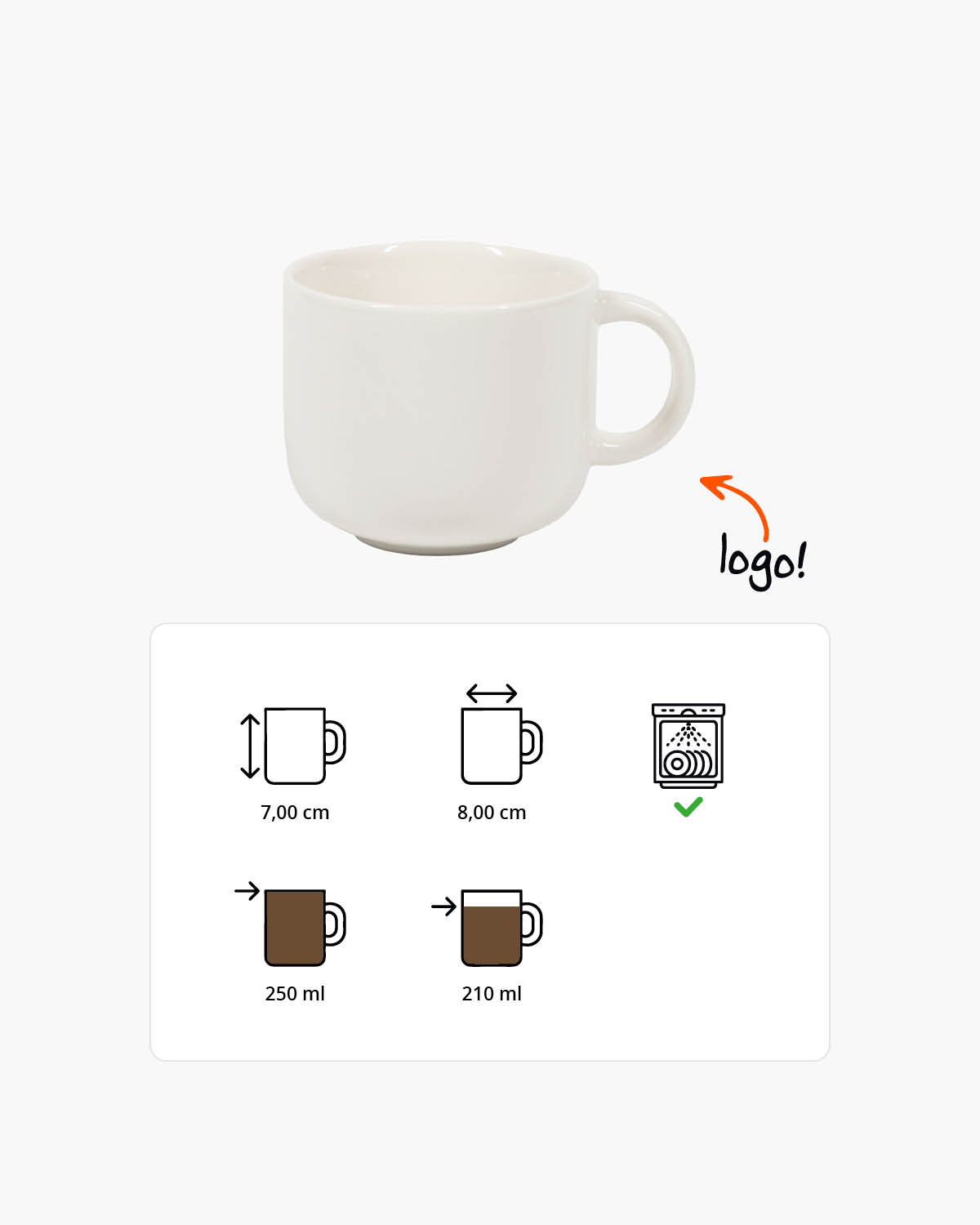 Rio mok 250 ml Bedrukt sfeerfoto 1