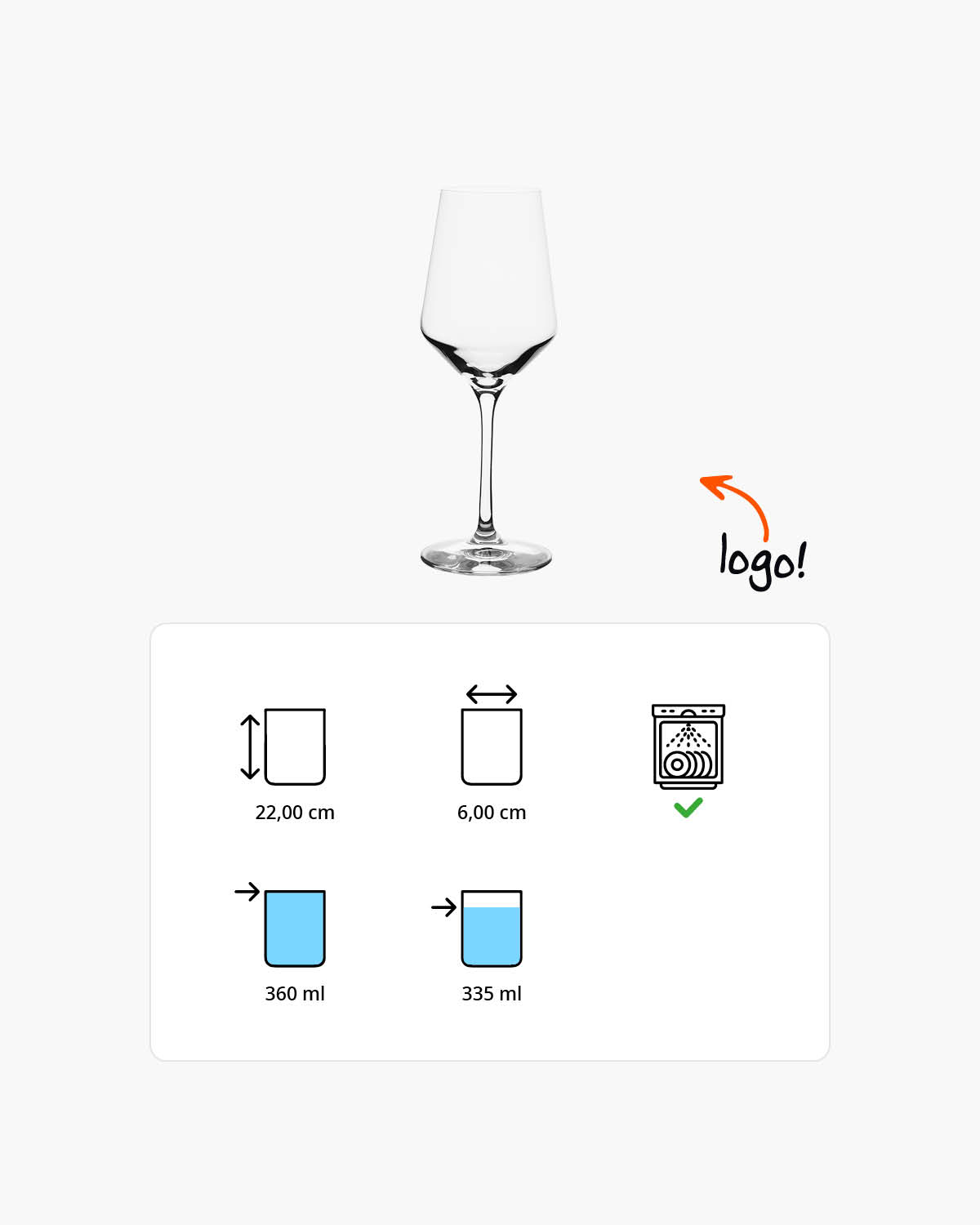 Riviera wijnglas 360 ml Bedrukt of Lasergravure  of Gravurelook  sfeerfoto 2