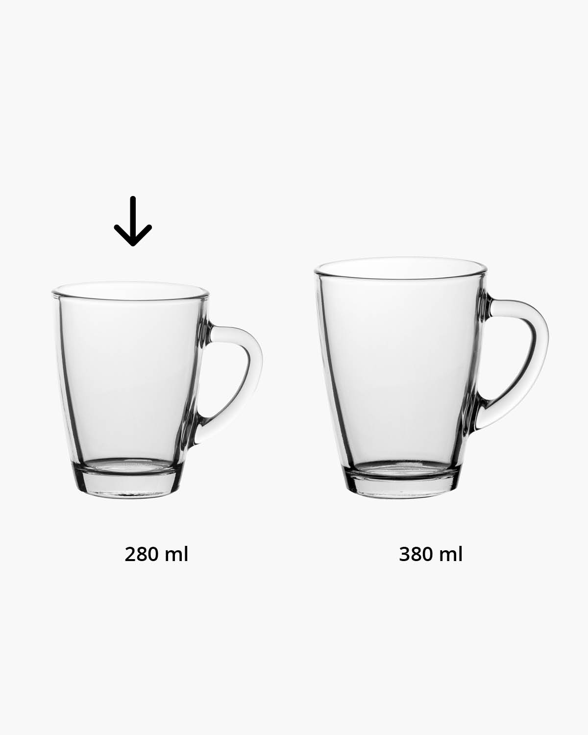 Terra theeglas 280 ml Lasergravure  of Bedrukt (1 kleur)  sfeerfoto 2