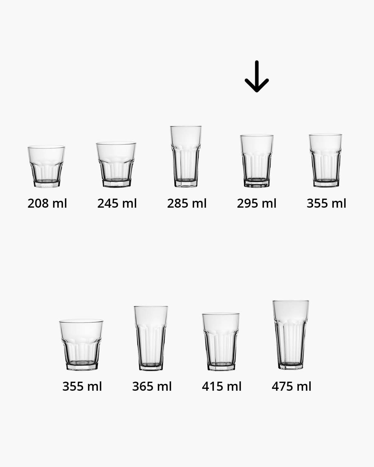 Texas latte macchiatoglas laag 295 ml Bedrukt of Lasergravure  of Gravurelook  sfeerfoto 1