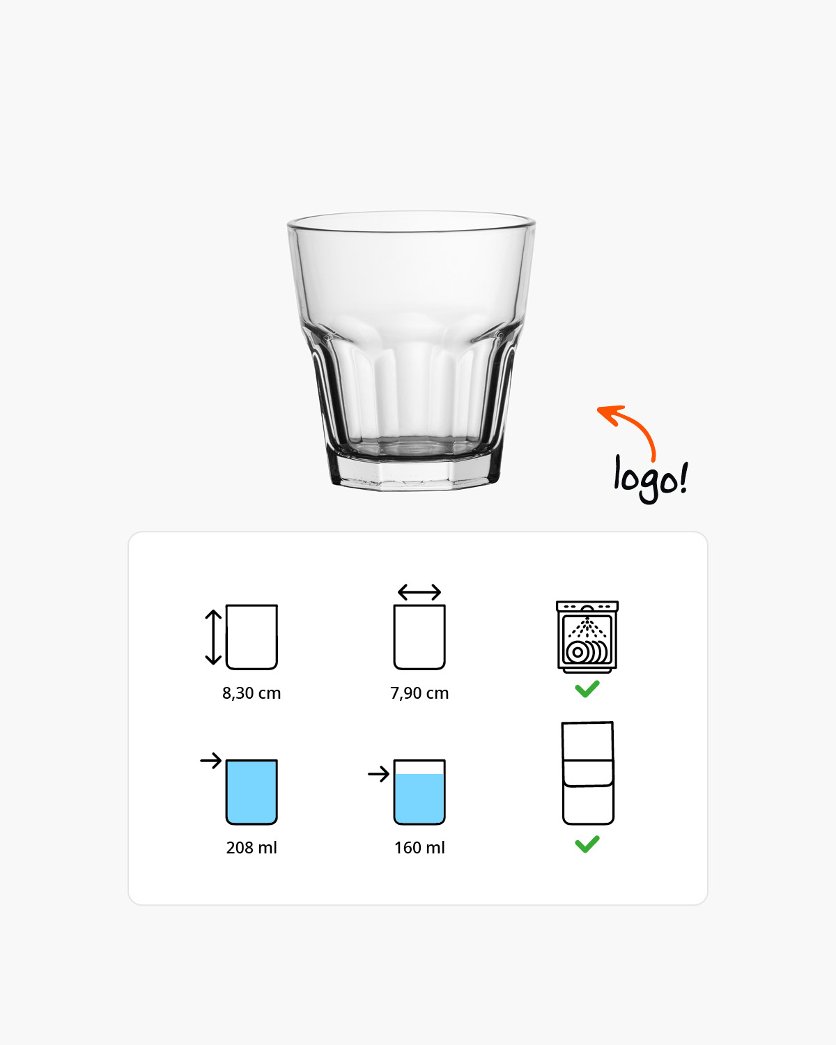 Texas tumbler 208 ml Bedrukt of Lasergravure  of Gravurelook  sfeerfoto 1