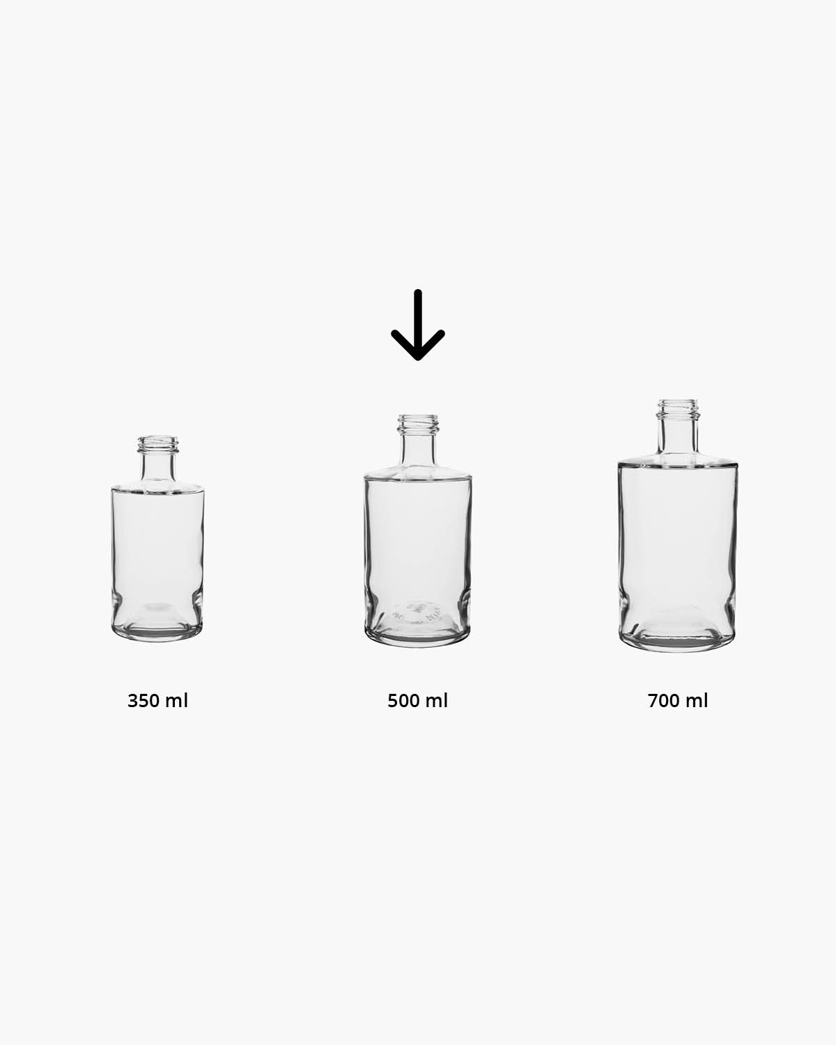 Viktor fles 0,5 l Bedrukt of Lasergravure  of Gravurelook  sfeerfoto 1
