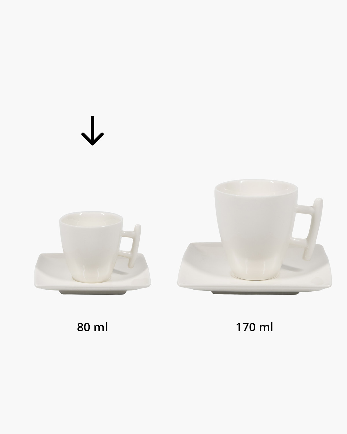 Warschau kop en schotel 80 ml Bedrukt sfeerfoto 3
