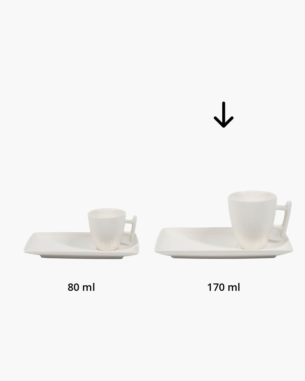 Warschau kop en schotel elegant 170 ml Bedrukt sfeerfoto 2