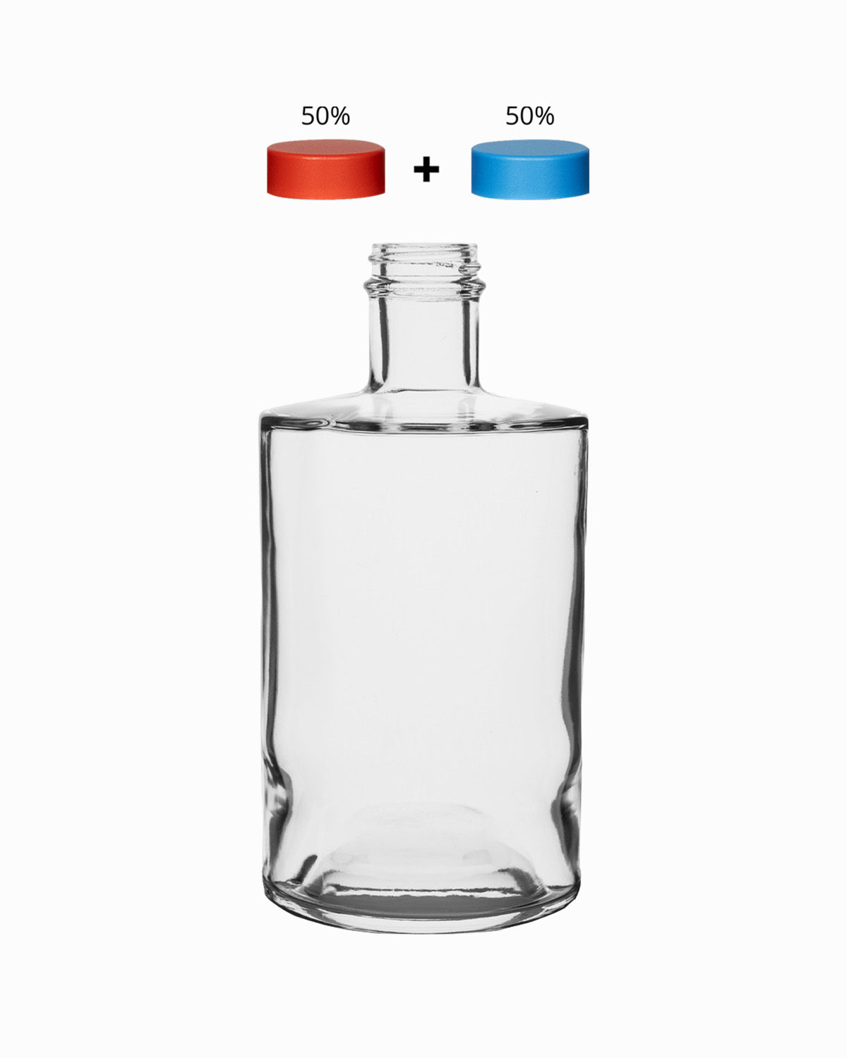 Rood/blauw mix