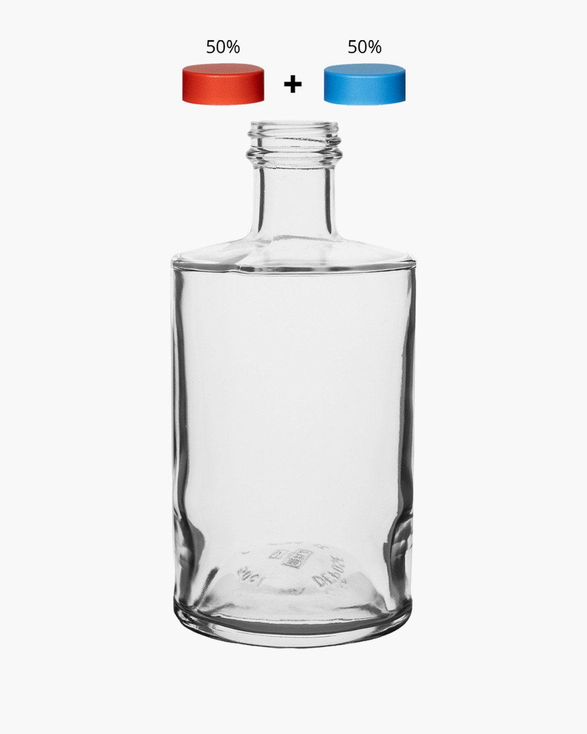 Rood/blauw mix