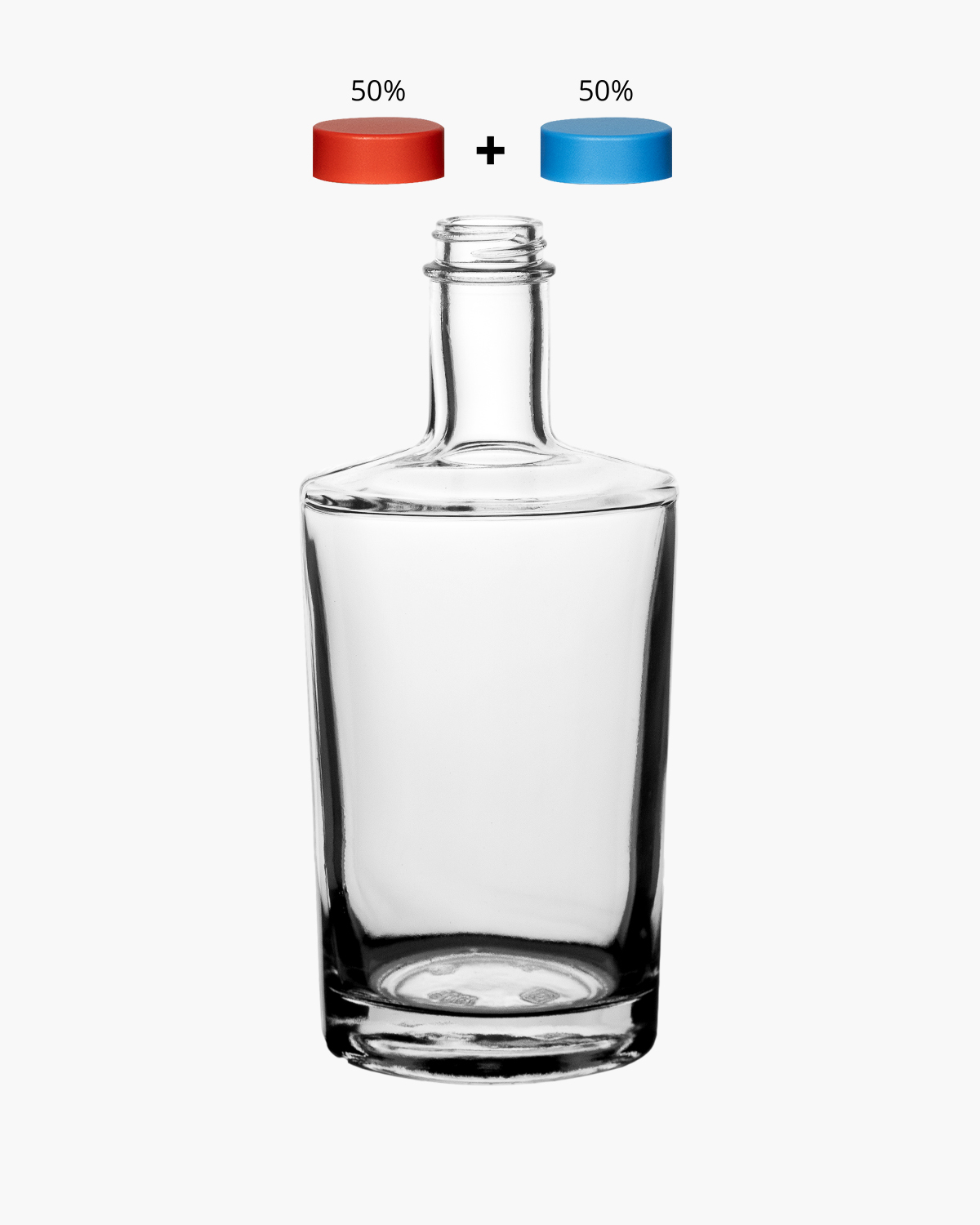 Rood/blauw mix