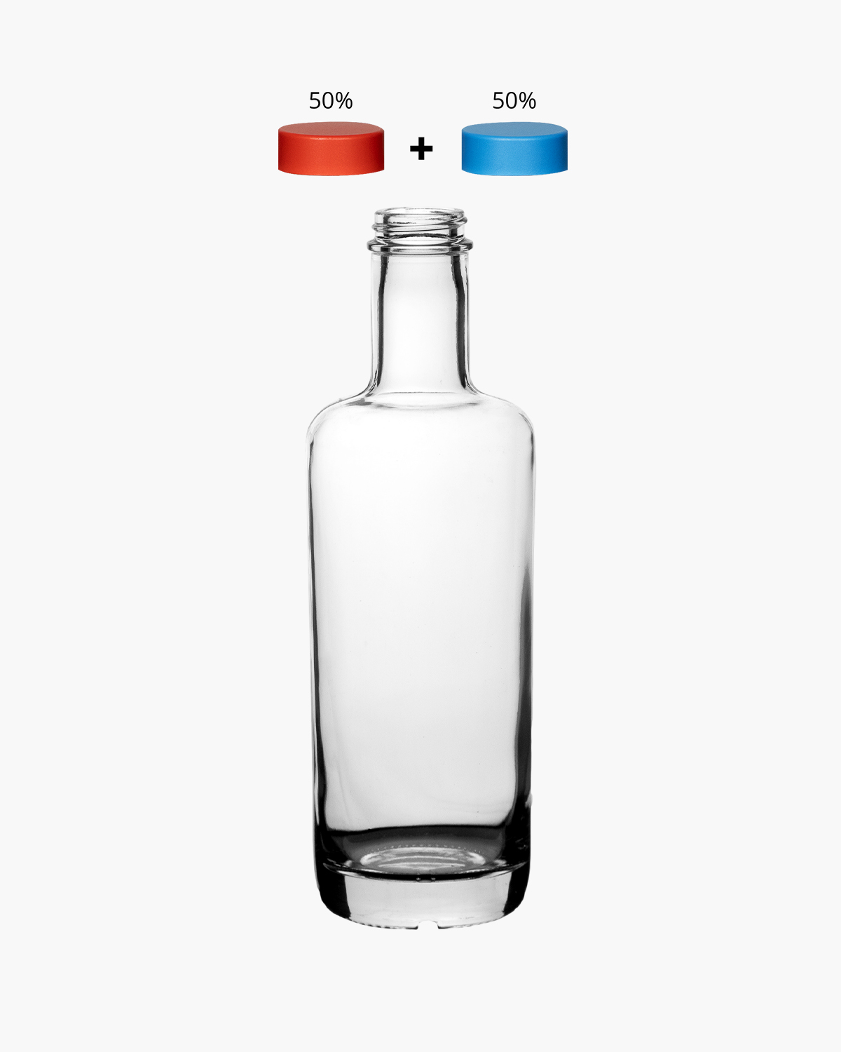 Rood/blauw mix