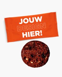 Chocolade hazelnootkoekjes biologisch 7 g bedrukken?
