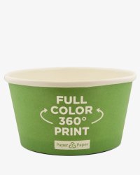 IJsbekers Paper2Paper Large 8 oz (220 ml) bedrukken?