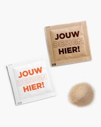 Suikerzakjes vierkant rietsuiker 4 g bedrukken?