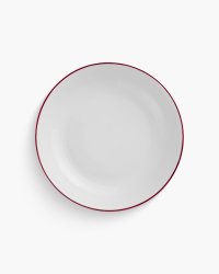 Geneve coupe bord met gekleurde rand 20,5 cm bedrukken?