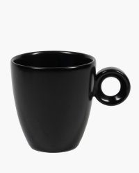 Nordic kopje mat zwart 190 ml bedrukken?