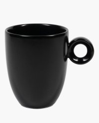 Nordic mok mat zwart 250 ml bedrukken?