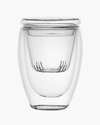 Chato dubbelwandig glas met theefilter 340 ml bedrukken?