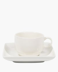 Romy kop en schotel 150 ml vierkant bedrukken?