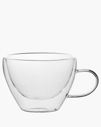 Thibo dubbelwandig glas 385 ml met oor bedrukken?