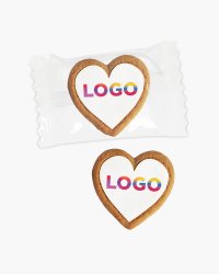 Gingerbread koekjes hartje karamel 3 g bedrukken?