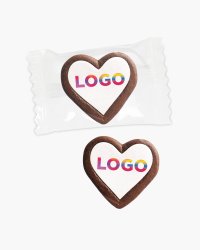 Gingerbread koekjes hartje chocolade zeezout 3 g bedrukken?