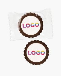 Gingerbread koekjes rond chocolade zeezout 9 g bedrukken?